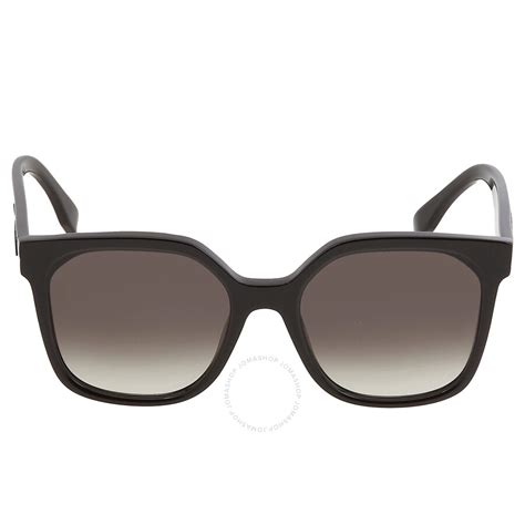 fendi fe40007i|Fendi Gradient Smoke Square Ladies Sunglasses .